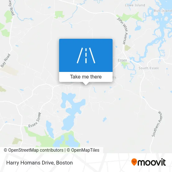 Harry Homans Drive map