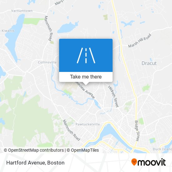 Mapa de Hartford Avenue