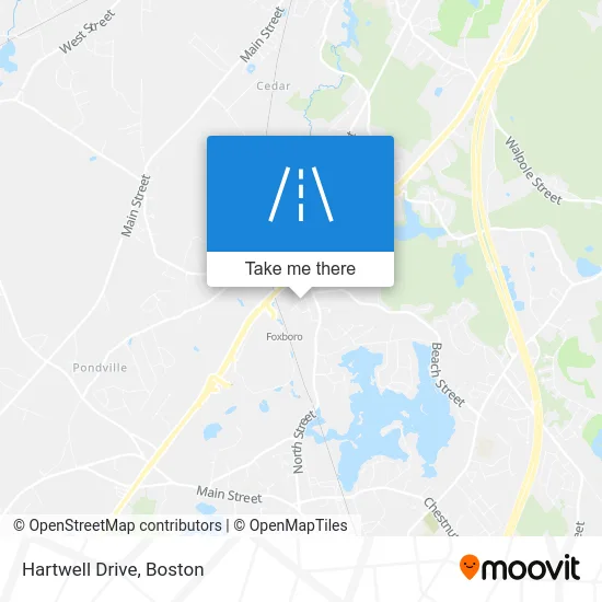 Hartwell Drive map