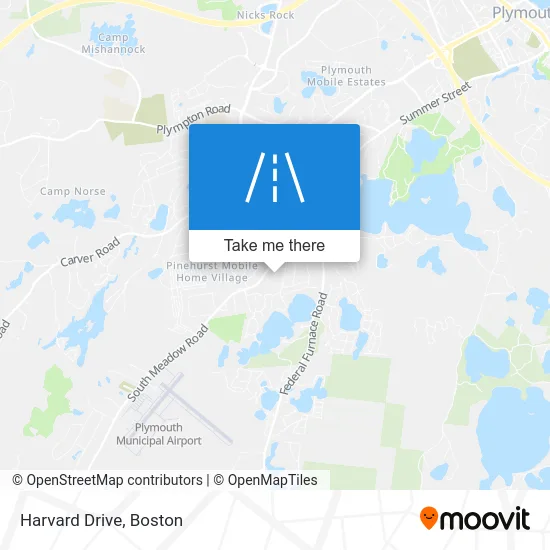 Harvard Drive map