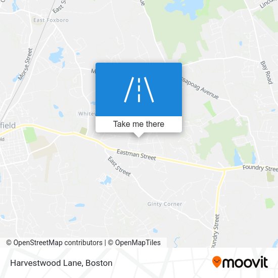 Mapa de Harvestwood Lane
