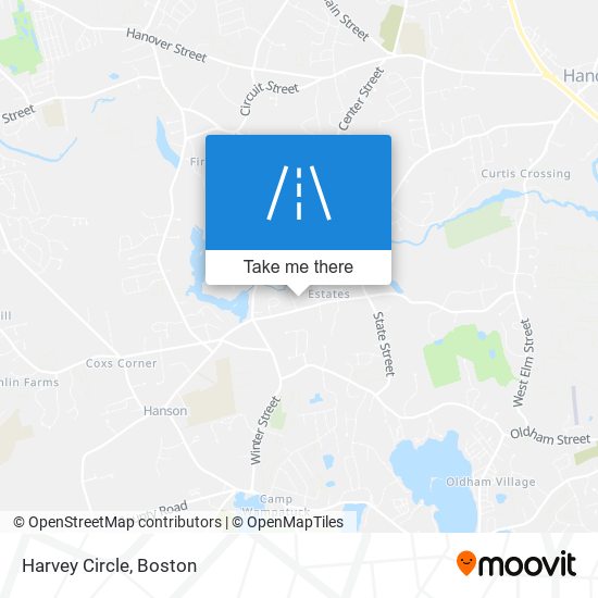 Harvey Circle map