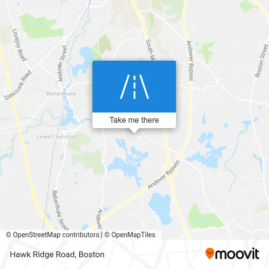 Hawk Ridge Road map