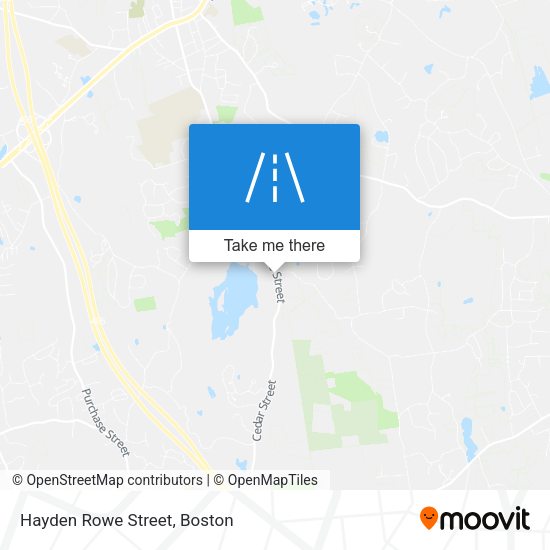 Mapa de Hayden Rowe Street