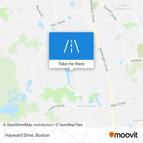 Hayward Drive map