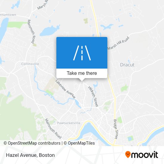 Mapa de Hazel Avenue