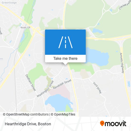 Hearthridge Drive map