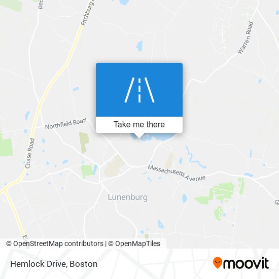 Hemlock Drive map