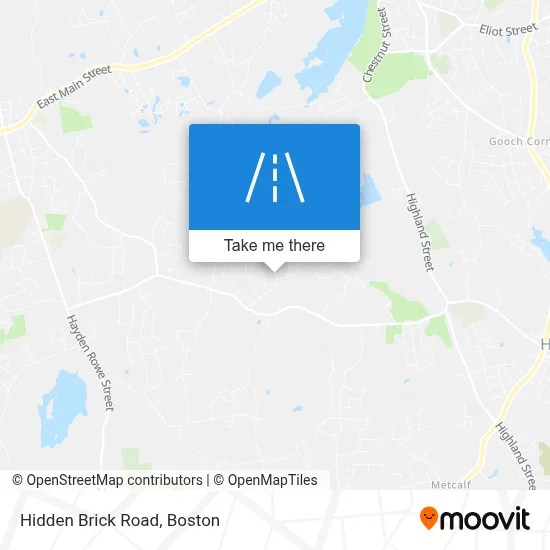 Hidden Brick Road map