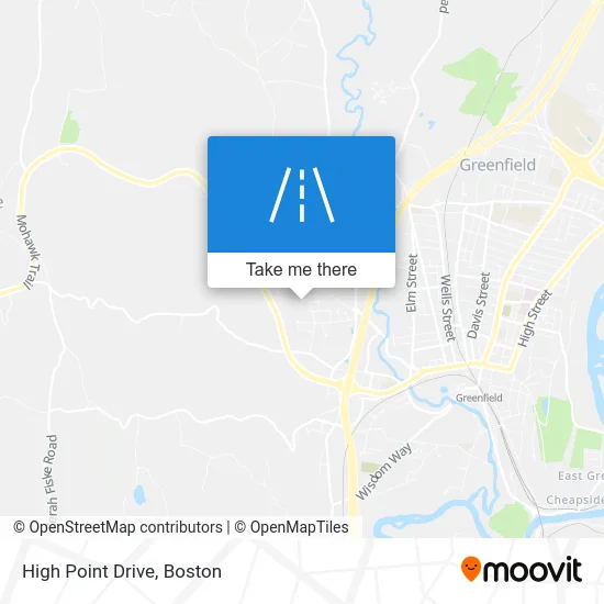 High Point Drive map