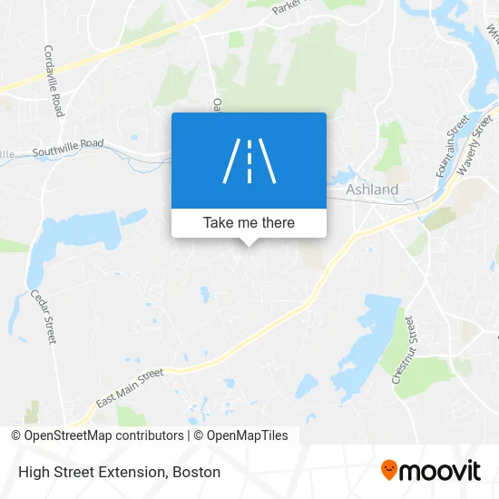 High Street Extension map