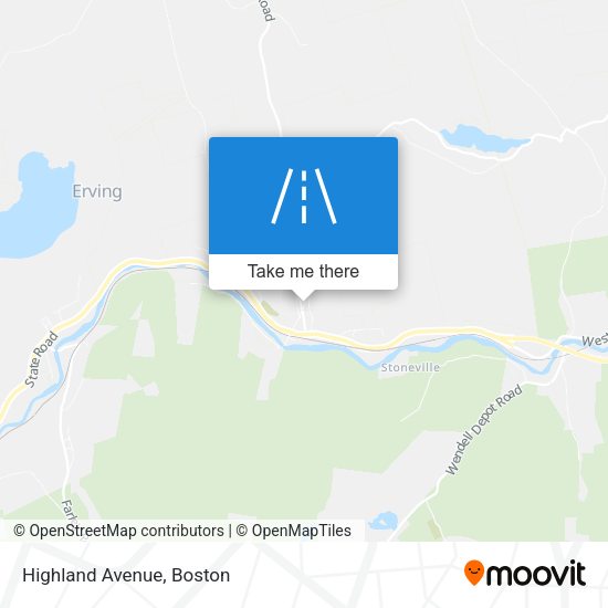 Mapa de Highland Avenue