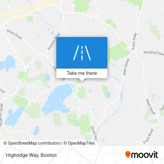 Highridge Way map