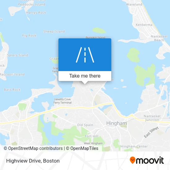 Highview Drive map