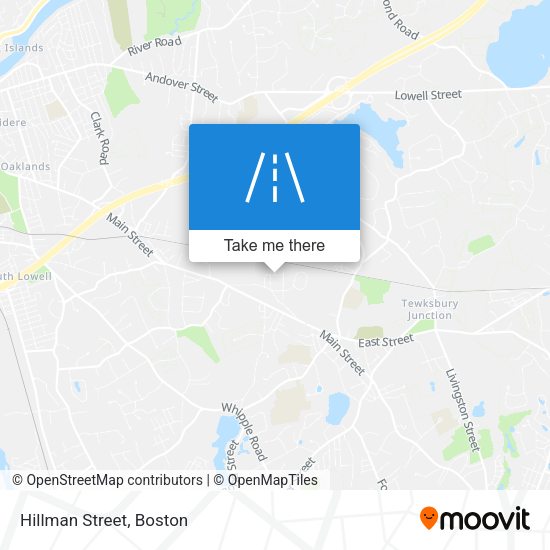 Mapa de Hillman Street