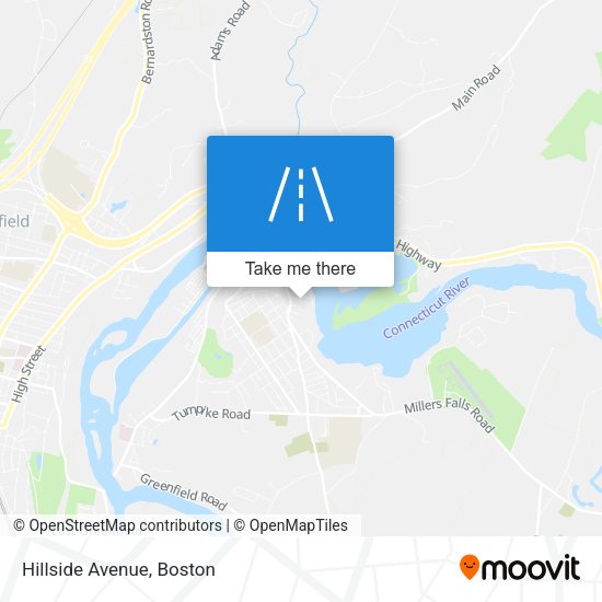 Mapa de Hillside Avenue