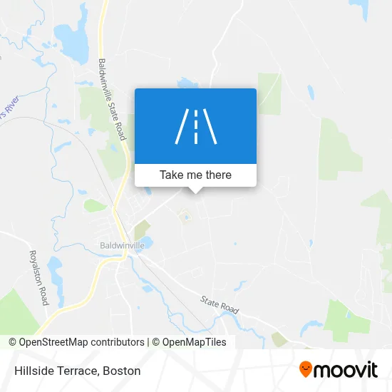 Hillside Terrace map
