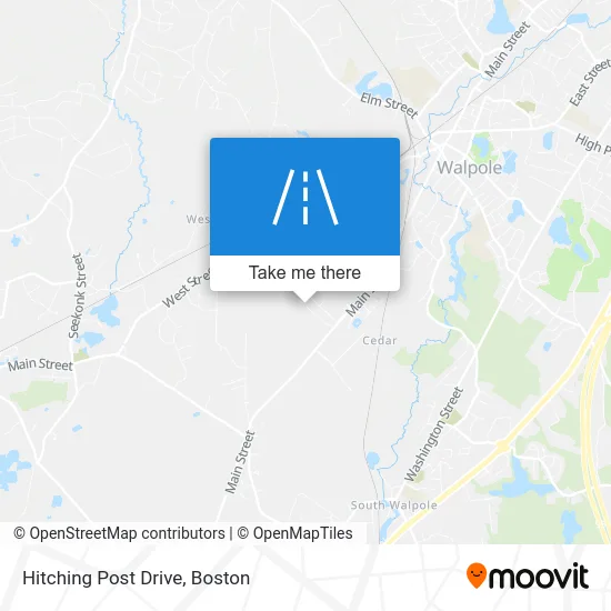 Hitching Post Drive map