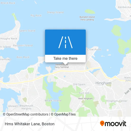 Hms Whitaker Lane map