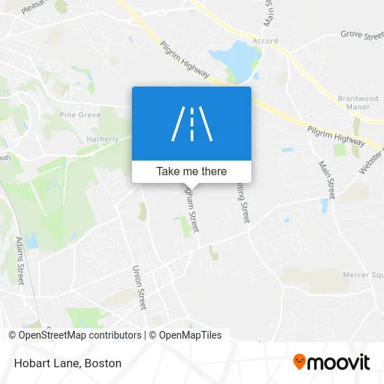 Hobart Lane map