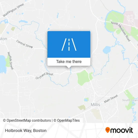 Holbrook Way map