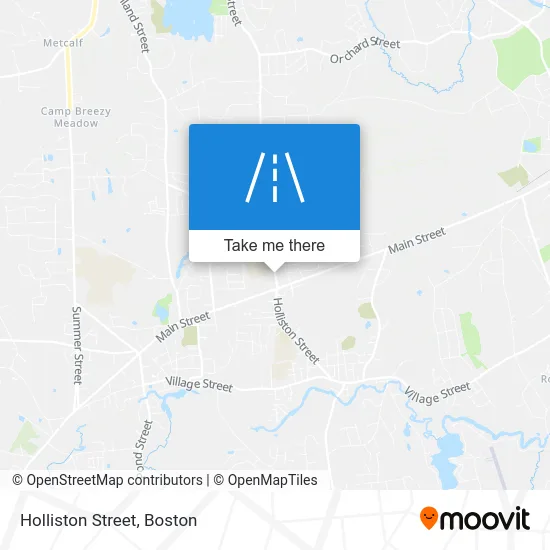 Holliston Street map