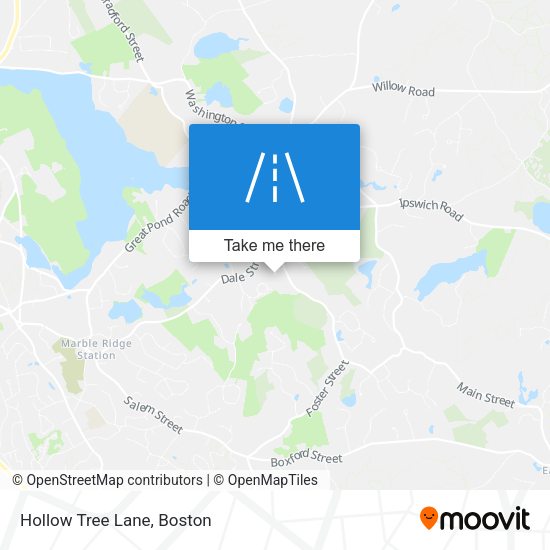Mapa de Hollow Tree Lane