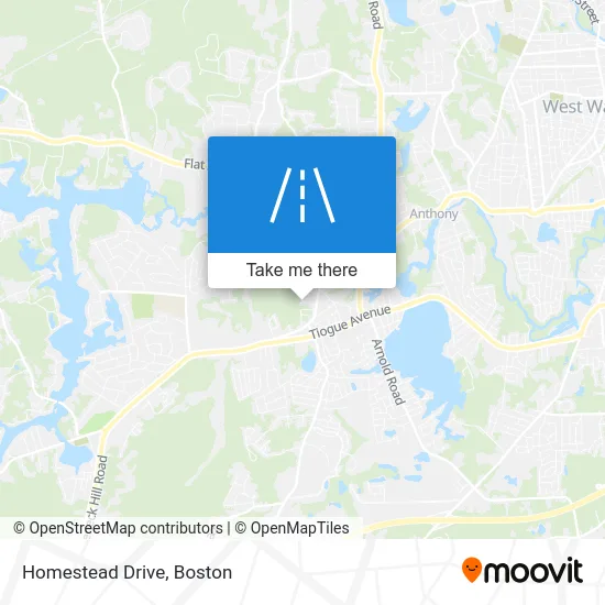 Homestead Drive map