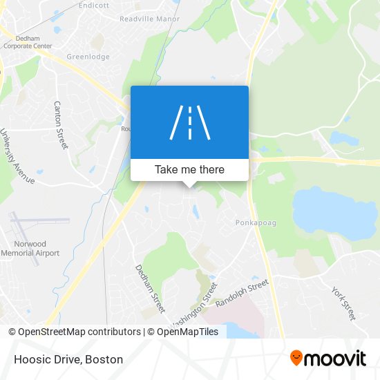 Hoosic Drive map