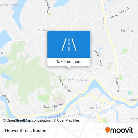 Hoover Street map