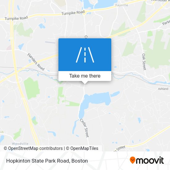 Mapa de Hopkinton State Park Road