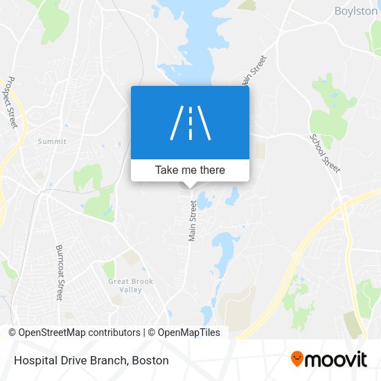 Mapa de Hospital Drive Branch