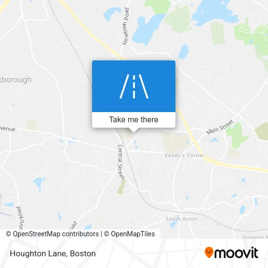 Houghton Lane map