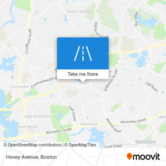 Mapa de Hovey Avenue