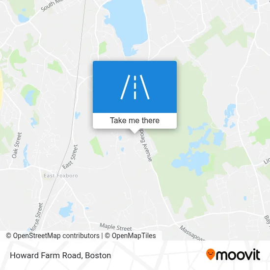 Howard Farm Road map