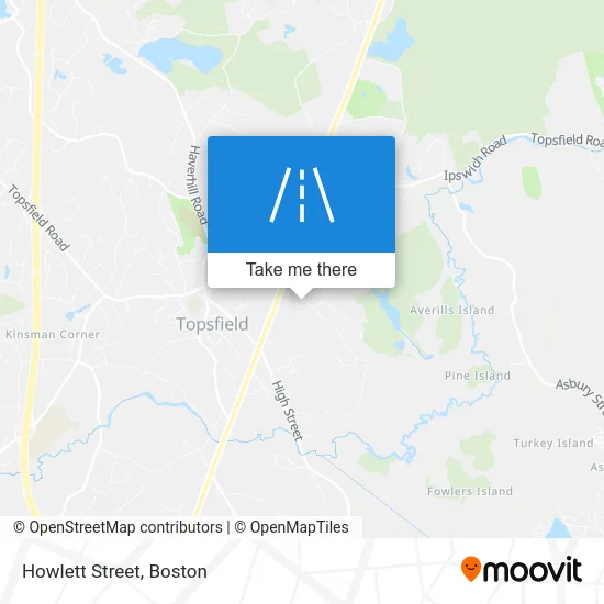 Howlett Street map
