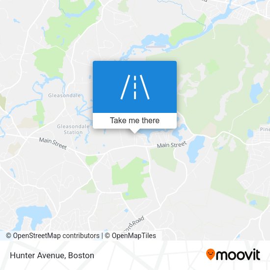 Mapa de Hunter Avenue