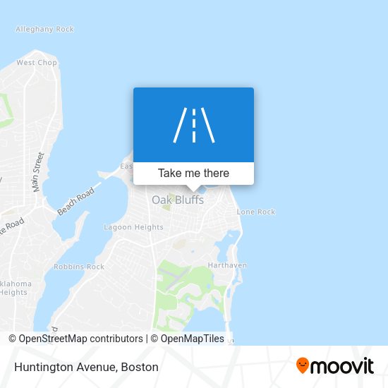 Mapa de Huntington Avenue