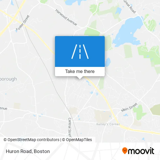 Huron Road map