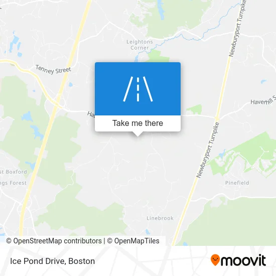 Ice Pond Drive map