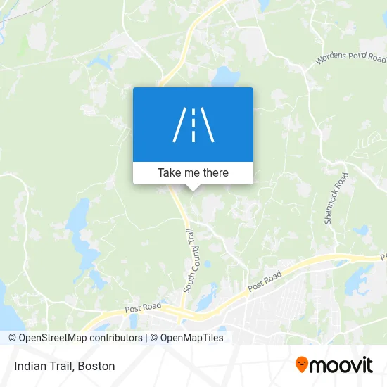 Indian Trail map