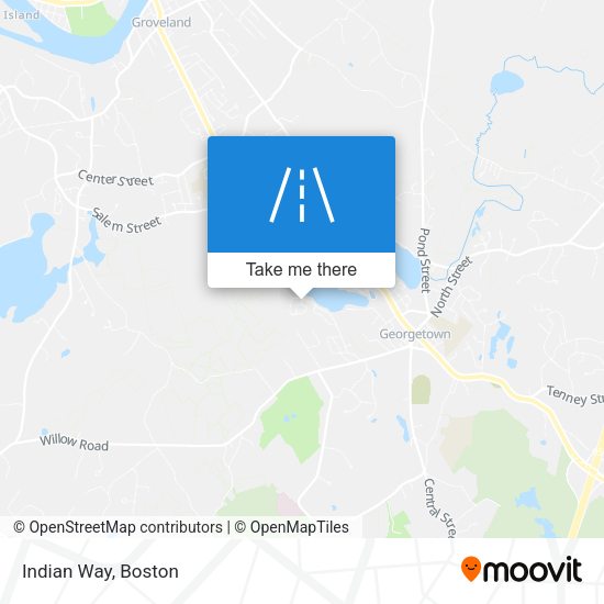 Mapa de Indian Way