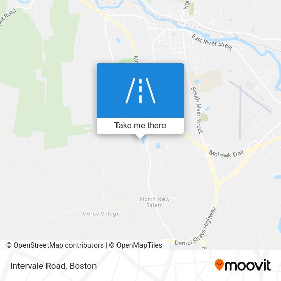 Mapa de Intervale Road