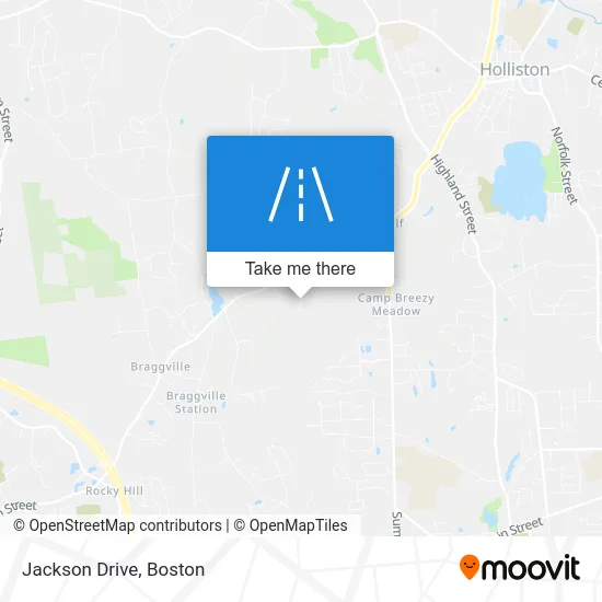 Jackson Drive map