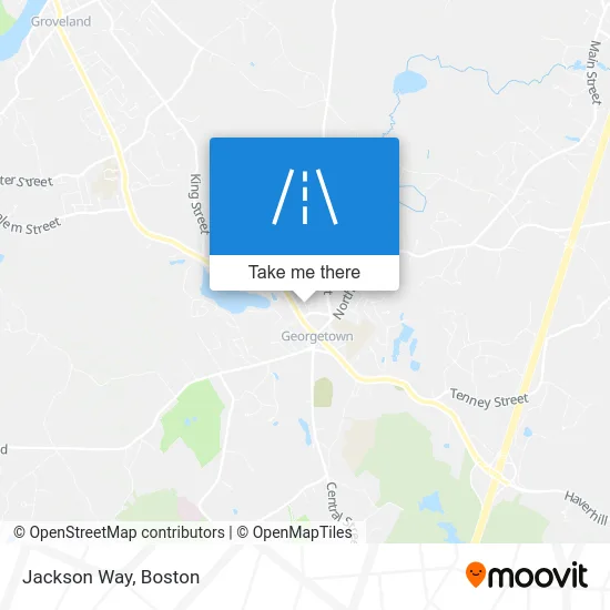 Jackson Way map