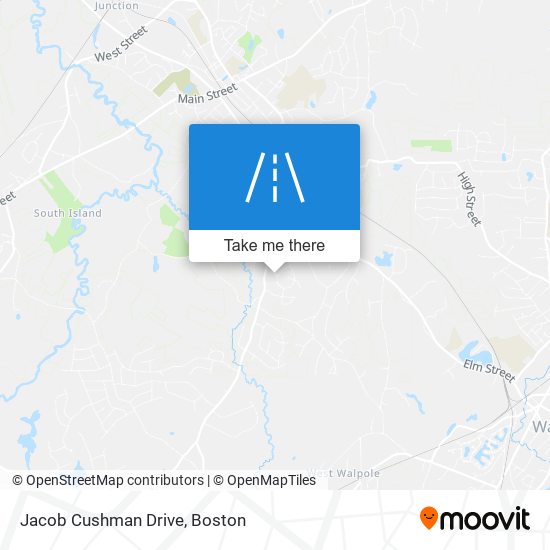 Jacob Cushman Drive map