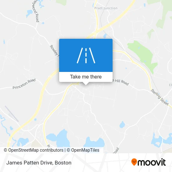 James Patten Drive map