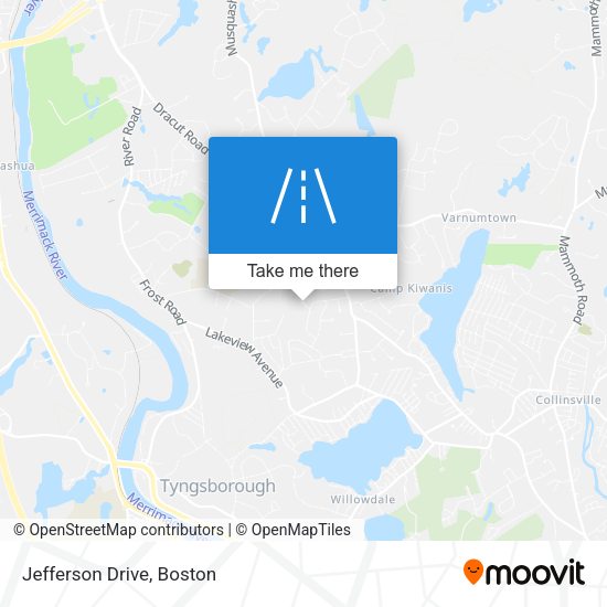 Jefferson Drive map