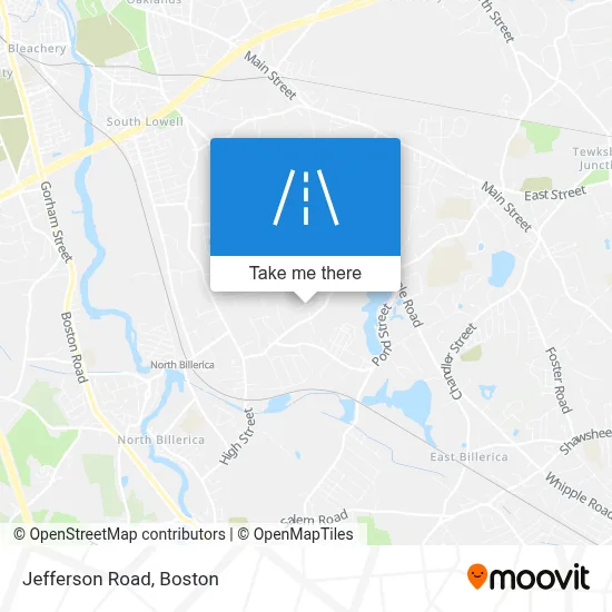 Jefferson Road map