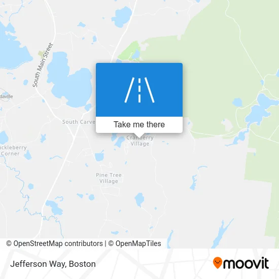 Jefferson Way map